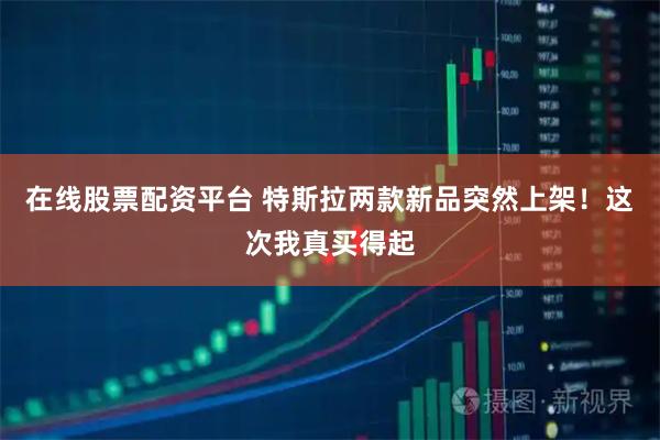 在线股票配资平台 特斯拉两款新品突然上架！这次我真买得起